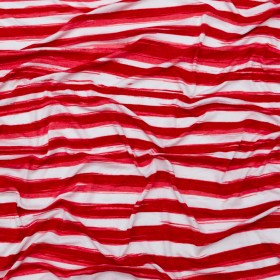Virtual Pink and White Organically Striped Rayon Jersey Virtual Pink and White Organically Striped Rayon Jersey