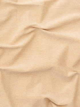 Italian Metallic Gold and White Hairline Striped Stretch Knit Italian Metallic Gold and White Hairline Striped Stretch Knit