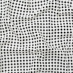 Cotton Guipure Lace – White Geometric Cotton Guipure Lace – White Geometric