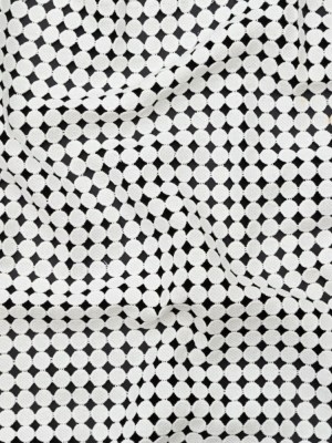 Cotton Guipure Lace – White Geometric Cotton Guipure Lace – White Geometric