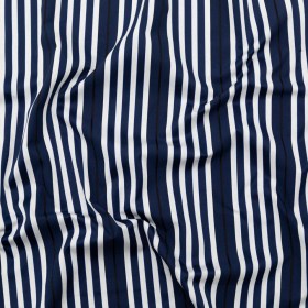 Rag & Bone Navy and White Tactile Striped Cotton Woven Rag & Bone Navy and White Tactile Striped Cotton Woven