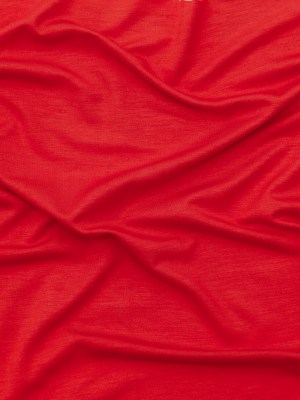 Italian Poppy Red Stretch Viscose Jersey Italian Poppy Red Stretch Viscose Jersey