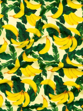 Bananas and Leaves Caye UV Protective Compression Swimwear Tricot with Aloe Vera Microcapsules Bananas and Leaves Caye UV Protective Compression Swimwear Tricot with Aloe Vera Microcapsules