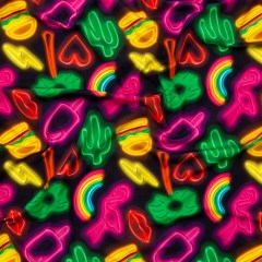 Compression Swimwear Tricot, UV Protective with Aloe Vera Microcapsules – Black Neon Emojis – Caye Collection Compression Swimwear Tricot, UV Protective with Aloe Vera Microcapsules – Black Neon Emojis – Caye Collection