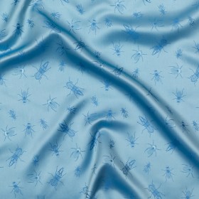 Beetles Jacquard Lining – Light Blue and Royal Blue Bi-Color Beetles Jacquard Lining – Light Blue and Royal Blue Bi-Color