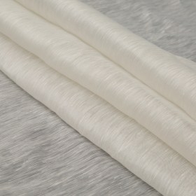 Italian Bone White Metallic Screen Linen Italian Bone White Metallic Screen Linen