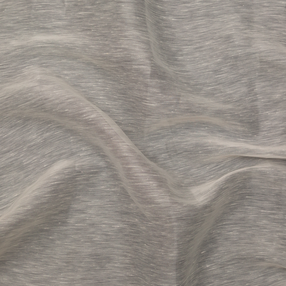 Italian Bone White Metallic Screen Linen Italian Bone White Metallic Screen Linen