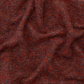Italian Red and Gray Speckled Fuzzy Wool Knit Italian Red and Gray Speckled Fuzzy Wool Knit