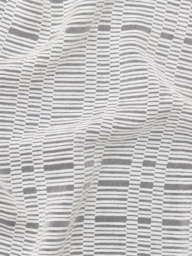 Italian Off-White Novelty Geometric Woven Organza Italian Off-White Novelty Geometric Woven Organza