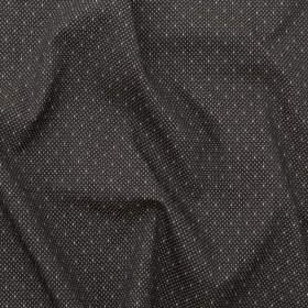 Italian Black and French Taupe Diamond Stretch Jacquard Italian Black and French Taupe Diamond Stretch Jacquard