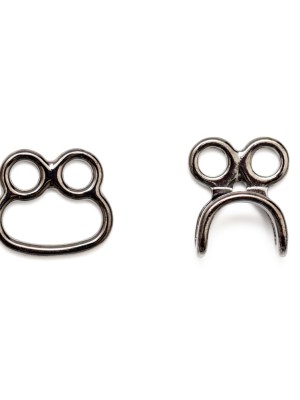 Italian Fancy Gunmetal Hook and Eye Closure Italian Fancy Gunmetal Hook and Eye Closure