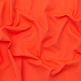 Italian Hot Coral Stretch Cotton Pique Italian Hot Coral Stretch Cotton Pique