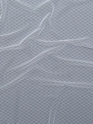 White Stretch Diamond Mesh White Stretch Diamond Mesh