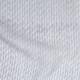Brushed Nickel Zig Zag Silk Organza Brushed Nickel Zig Zag Silk Organza