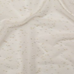 Metallic Gold and Silver Slubbed Scrim Metallic Gold and Silver Slubbed Scrim