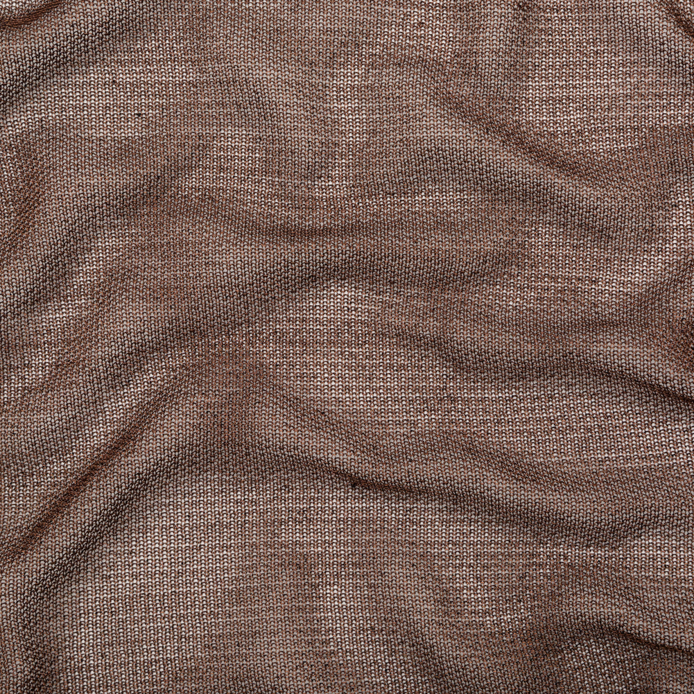 Metallic Faux Knit Chainmail – Brown Metallic Faux Knit Chainmail – Brown