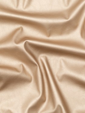 Italian Metallic Champagne Faux Leather Laminate over a Latte Stretch Faux Suede Italian Metallic Champagne Faux Leather Laminate over a Latte Stretch Faux Suede