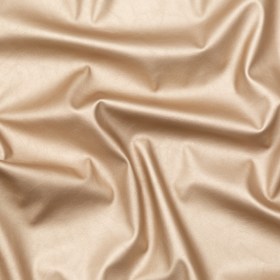 Italian Metallic Champagne Faux Leather Laminate over a Latte Stretch Faux Suede Italian Metallic Champagne Faux Leather Laminate over a Latte Stretch Faux Suede