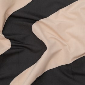 Milly Charcoal and Sandshell Abstract Cotton Woven Milly Charcoal and Sandshell Abstract Cotton Woven