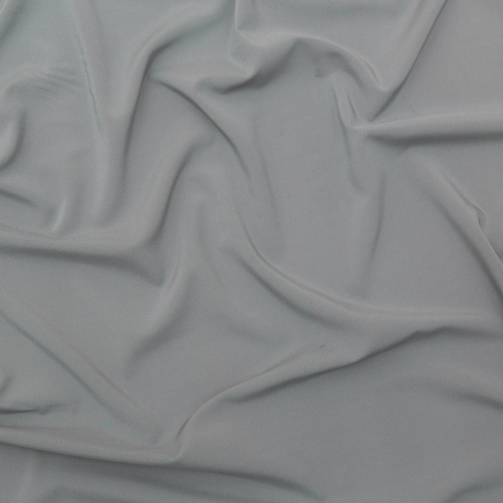 Theory Light Gray Stretch Polyester Crepe de Chine Theory Light Gray Stretch Polyester Crepe de Chine
