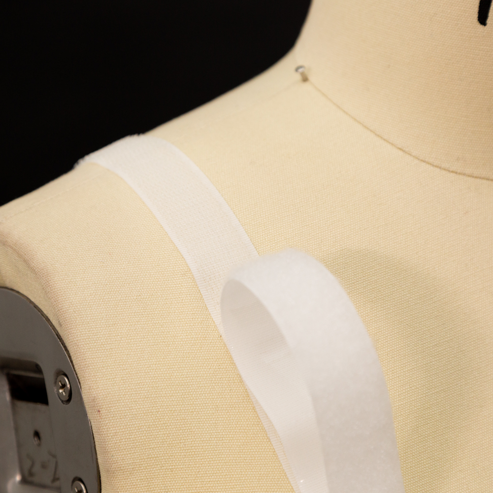 White Sticky Back VELCRO® Brand Fastener - 0.75"