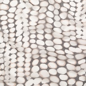 Black, Taupe and White Circles Silk Chiffon Black, Taupe and White Circles Silk Chiffon