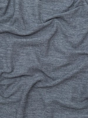 Italian Heathered Gray Creped Stretch Knit Italian Heathered Gray Creped Stretch Knit