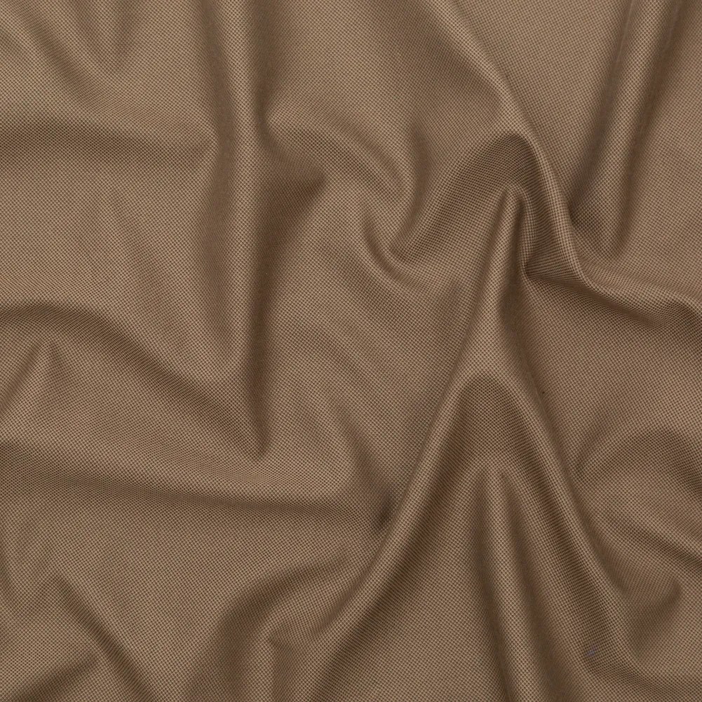 Italian Bonded Camel Pique and Black Jersey Italian Bonded Camel Pique and Black Jersey