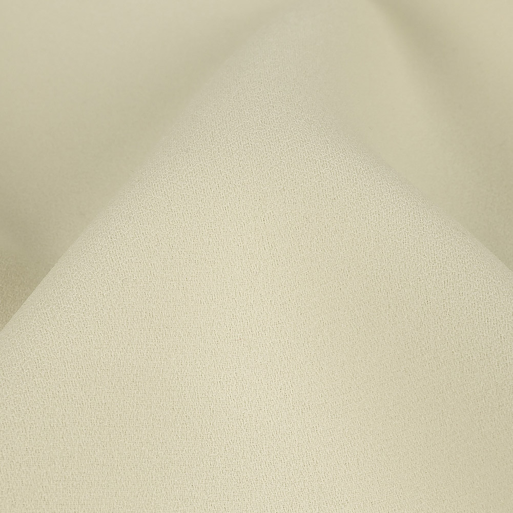 Vanilla Ice Polyester Bonded Crepe Double Cloth Vanilla Ice Polyester Bonded Crepe Double Cloth