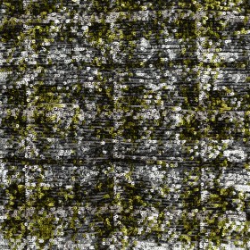 Mesh with Baby Sequins – Metallic Green and Silver on Black Mesh with Baby Sequins – Metallic Green and Silver on Black
