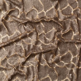 Mesh with Sequins – Metallic Bronze Cracking Spots on Dark Beige Mesh with Sequins – Metallic Bronze Cracking Spots on Dark Beige