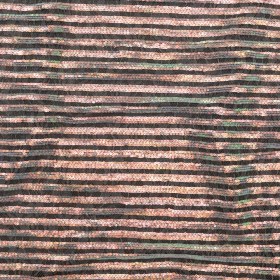 Netting with Baby Sequins – Aqua and Pink Iridescent Stripes on White Netting with Baby Sequins – Aqua and Pink Iridescent Stripes on White