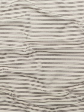Off-White and Gray Striped Tactile Stretch Knit Off-White and Gray Striped Tactile Stretch Knit