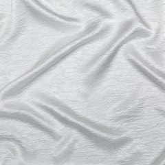 Italian White Wrinkled Polyester Satin Italian White Wrinkled Polyester Satin
