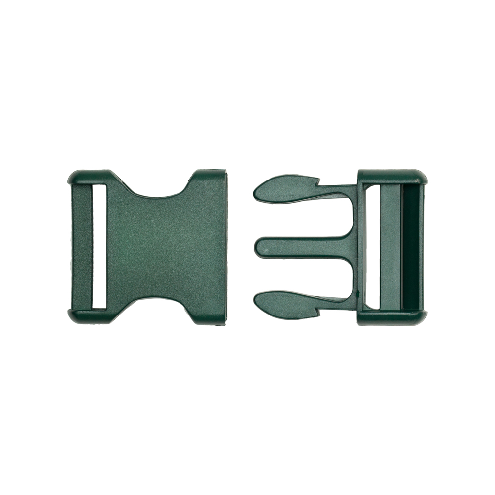 Lucille Italian Large Hunter Green Plastic Release Buckle Lucille Italian Large Hunter Green Plastic Release Buckle