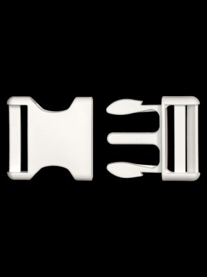 Lucille Italian Large Cloud Dancer Plastic Release Buckle Lucille Italian Large Cloud Dancer Plastic Release Buckle