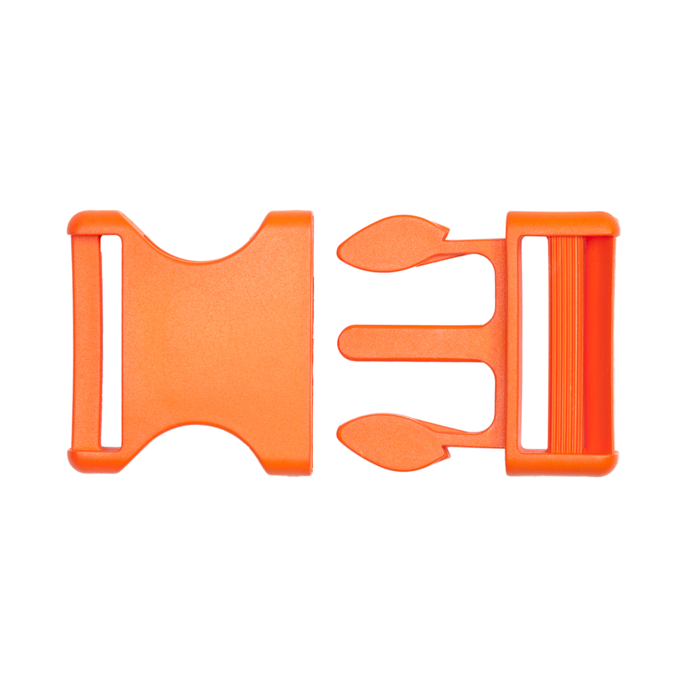 Lucille Italian Extra Large Red Orange Plastic Release Buckle Lucille Italian Extra Large Red Orange Plastic Release Buckle