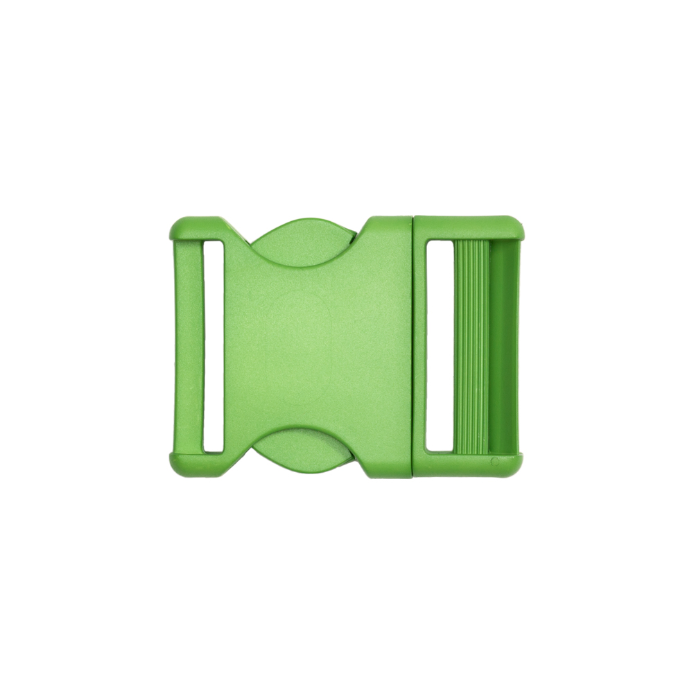 Lucille Italian Extra Large Jasmine Green Plastic Release Buckle