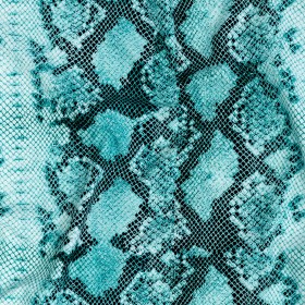 Compression Swimwear Tricot, UV Protective with Aloe Vera Microcapsules – Turquoise Python – Caye Collection Compression Swimwear Tricot, UV Protective with Aloe Vera Microcapsules – Turquoise Python – Caye Collection