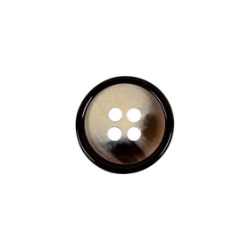 Italian Rocky Road and Goat Abstract 4-Hole Plastic Button – 24L/15mm Italian Rocky Road and Goat Abstract 4-Hole Plastic Button – 24L/15mm