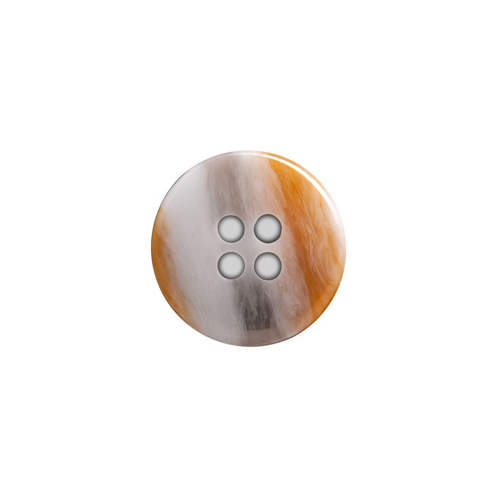 Italian White and Beige Abstract 4-Hole Plastic Button – 24L/15mm Italian White and Beige Abstract 4-Hole Plastic Button – 24L/15mm