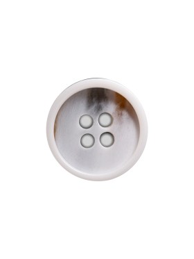 Italian White and Beige Abstract 4-Hole Plastic Button – 24L/15mm Italian White and Beige Abstract 4-Hole Plastic Button – 24L/15mm