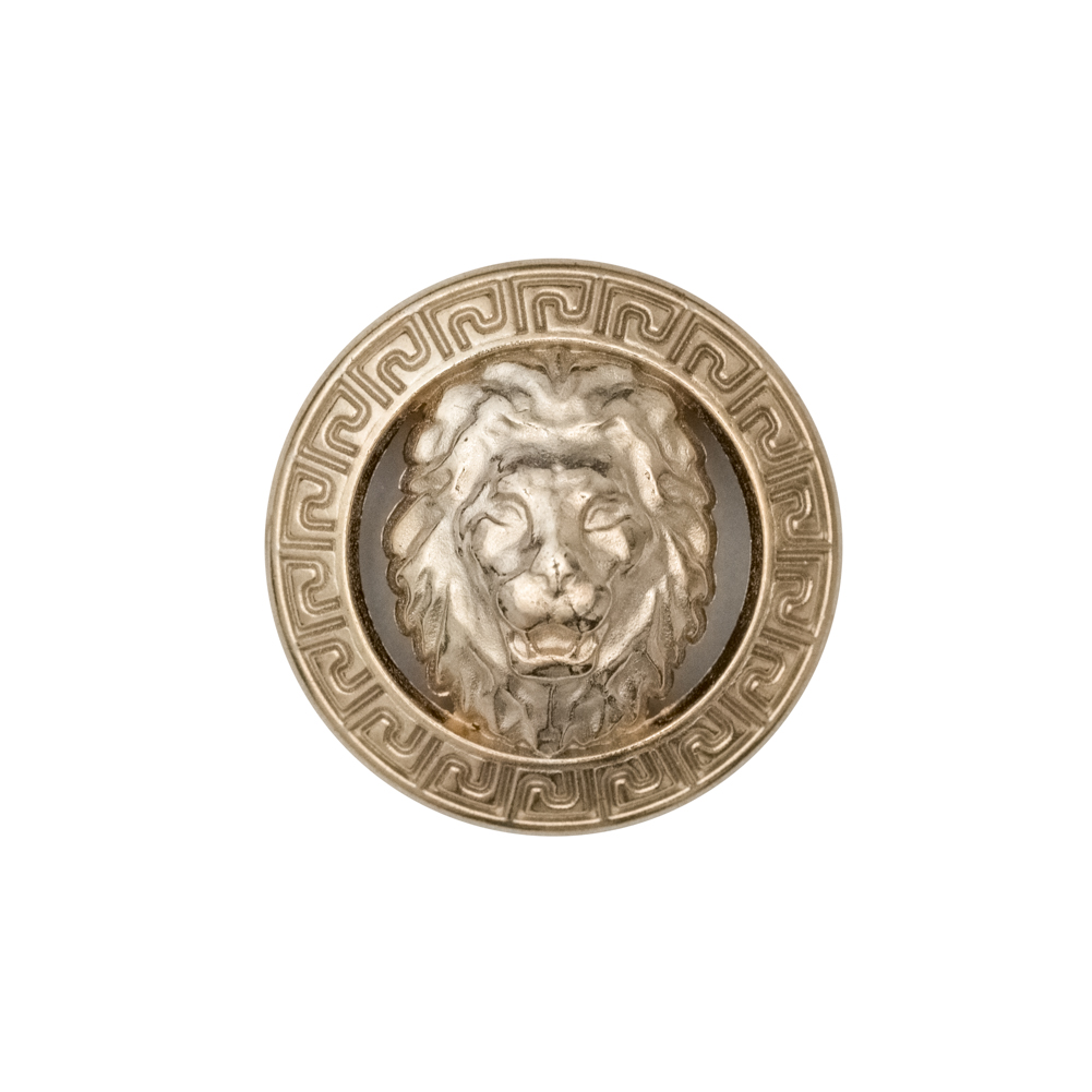 Italian Gold Metal Crest Shank Button – 36L/23mm Italian Gold Metal Crest Shank Button – 36L/23mm