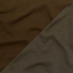 Italian Brindle and Coffee Liqueur Reversible Wool Double Knit Italian Brindle and Coffee Liqueur Reversible Wool Double Knit