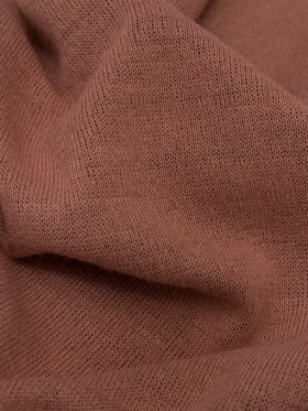 Italian Salmon and Brown Reversible Wool Double Knit Italian Salmon and Brown Reversible Wool Double Knit