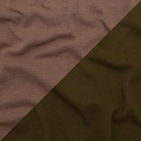 Italian Lizard and Kombu Green Reversible Wool Double Knit Italian Lizard and Kombu Green Reversible Wool Double Knit