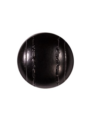 Italian Black Faux Leather Plastic Button – 32L/20mm Italian Black Faux Leather Plastic Button – 32L/20mm