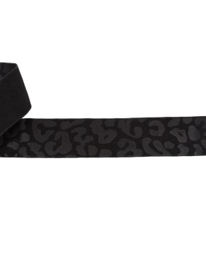 Italian Black Jaguar Elastic Trim – 1.5″ Italian Black Jaguar Elastic Trim – 1.5″