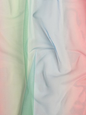 Ombre Shadow Tulle – Sea Pink, Green and Angel Falls Ombre Shadow Tulle – Sea Pink, Green and Angel Falls