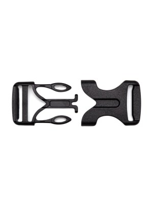 Italian Black Plastic Release Buckle – 2.375″ x 1.25″ Italian Black Plastic Release Buckle – 2.375″ x 1.25″